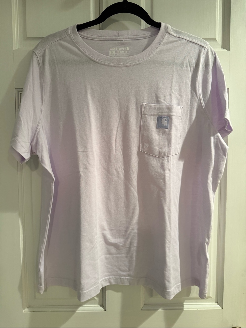 Carhartt Lavender Relaxed Fit T-Shirt with Pocket Size XL